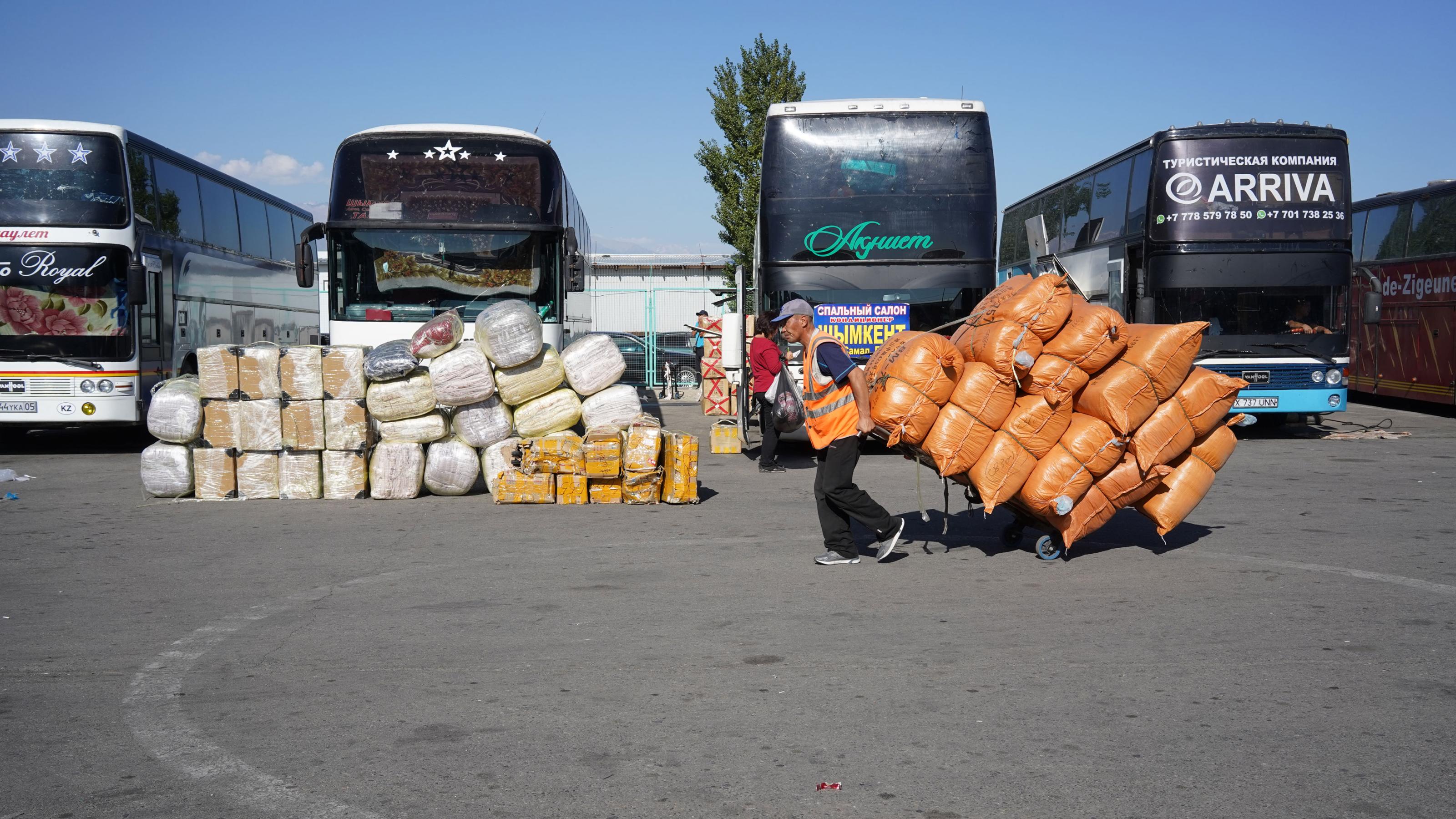 The buyers and sellers of Khorgos, a special trade zone on the Kazakhstan-China border